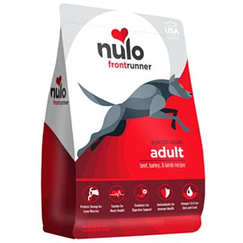 23磅 Nulo front runner Beef, Barley & Lamb Recipe 天然牛肉大麥羊肉成犬糧, 美國製造