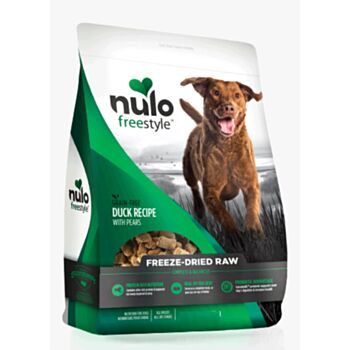18安士 Nulo Freeze Dried Duck Recipe with Pears 無穀物凍乾鴨肉梨狗糧, 美國製造