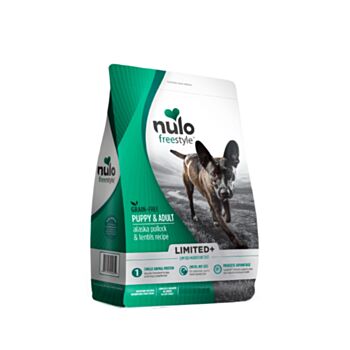 4磅 Nulo Free Style Limited Ingredient Diet 無穀物單一蛋白鱈魚扁豆幼犬及成犬糧, 美國製造