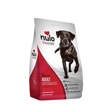 4.5磅 Nulo Free Style Grain Free Lamb & Chickenpeas Recipe 無穀物羊肉鷹咀豆成犬糧, 美國製造