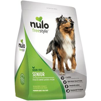 24磅 Nulo Free Style Grain Free Trout & Sweet Potato Recipe 無穀物鱒魚甘薯老犬糧, 美國製造
