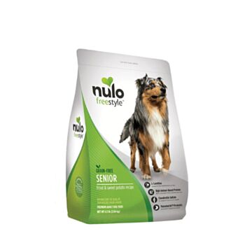 4.5磅 Nulo Free Style Grain Free Trout & Sweet Potato Recipe 無穀物鱒魚甘薯老犬糧, 美國製造  