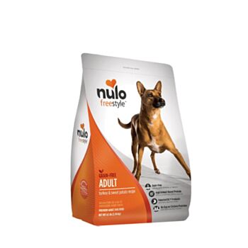4.5磅 Nulo Free Style Grain Free Turkey & Sweet Potato Recipe 無穀物火雞甘薯成犬糧, 美國製造  (到期日: 6-2026)