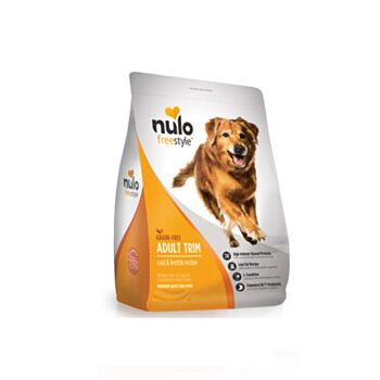 4.5磅 Nulo Free Style Grain Free Adult Trim Cod & Lentils Recipe 無穀物鱈魚扁豆成犬體重控制配方,美國製造  