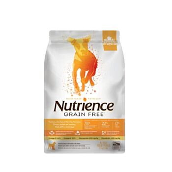 5.5磅 Nutrience Grain Free Turkey, Chicken, Herring 無穀物火雞+雞肉+鲱魚全犬糧, 加拿大製造