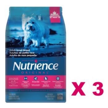 5.5磅 Nutrience Original Chicken Meal & Brown Rice 天然雞肉糙米小型成犬糧(SB)x3包特價(平均每包 $175), 加拿大製造
