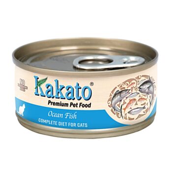 70克 Kakato Ocean Fish (貓主食) 海魚主食貓罐頭, 泰國製造