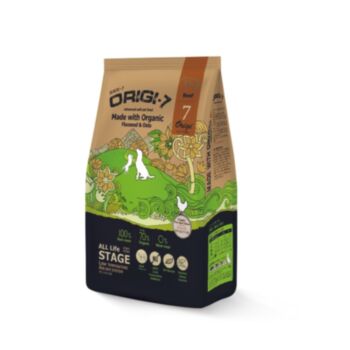 2公斤 Origi-7 有機雞肉+牛肉純肉片全犬糧 (內有獨立包裝 200克x10包), 韓國製造