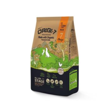 2公斤 Origi-7 有機雞肉+鴨肉純肉片全犬糧 (內有獨立包裝 200克x10包), 韓國製造