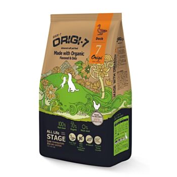 6公斤 Origi-7 有機雞肉+鴨肉純肉片全犬糧(內有獨立包裝 400克x15包), 韓國製造