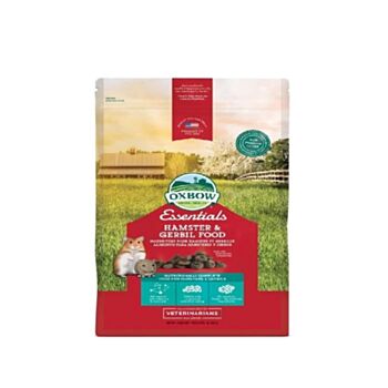 1磅 Oxbow Hamster & Gerbil Food 高纖倉鼠糧, 適合任何年齡倉鼠和沙鼠食用, 美國製造
