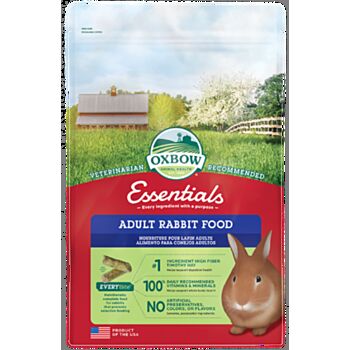 10磅  Oxbow Adult Rabbit Food 成兔淨糧, Bunny Basics/T, 適合 1歲以上成兔食用, 美國製造  (到期日: 1-2027)