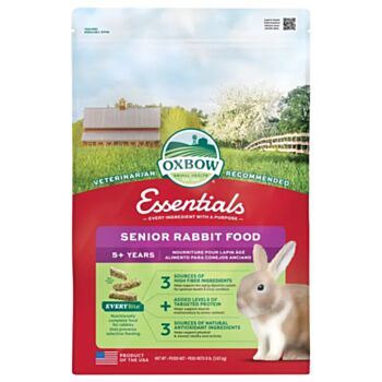 8磅 Oxbow Senior Rabbit Food 老年兔淨糧, 適合 5歲以上老年兔食用, 美國製造