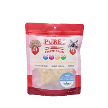50克 Pure Freez Dried Salmon 冷凍乾純三文魚肉粒, 貓狗適用, 中國製造