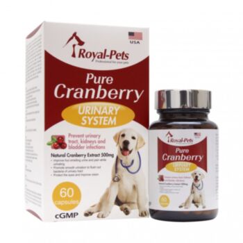 60粒膠囊 Royal-Pets Pure Cranberry Urinary System 純正小紅莓, 狗食用, 美國製造   - 需要訂貨