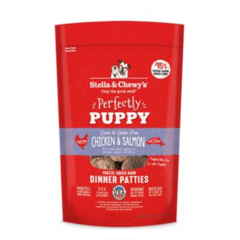 14安士Stella&Chewys 無穀物幼犬雞肉+三文魚凍乾生肉狗糧, 美國製造 - 需要訂貨