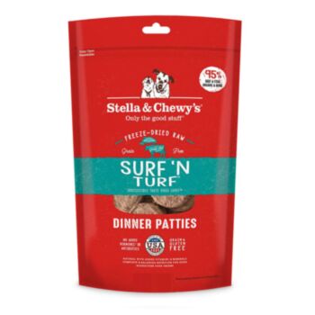 14安士 Stella&Chewys 無穀物牛肉三文魚凍乾生肉狗糧, 美國製造   - 需要訂貨