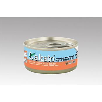 70克 Kakato Sea Bream Mousse 鯛魚慕絲貓狗罐頭, 泰國製造