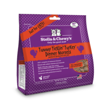 3.5安士 Stella&Chewys 無穀物火雞肉凍乾生肉貓糧- 需要訂貨