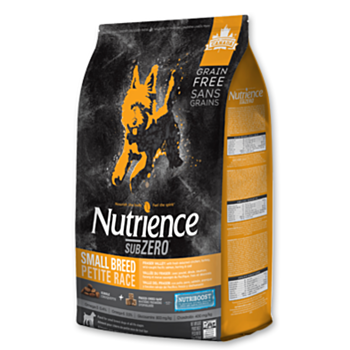 10磅 Nutrience Sub-Zero Grain Free 無穀物雞肉火雞海魚+凍乾鮮雞肉全犬糧,細粒(SB) 加拿大製造