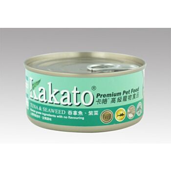 170克 Kakato 吞拿魚加紫菜貓狗罐頭