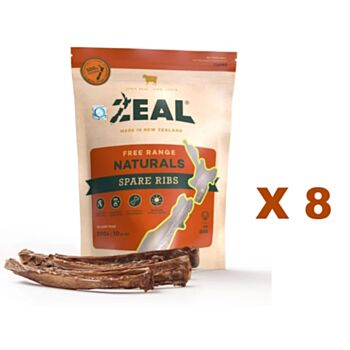 200克 Zeal Spare Ribs 天然牛仔肋骨狗小食x8包特價 (可混合味道, 平均每包 $70) 紐西蘭製造