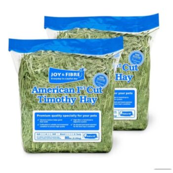 80安士 Joy & Fibre America 1st cut Timothy Hay 提摩西牧草 1st Cut x2包 (平均每包 $169)  美國製造
