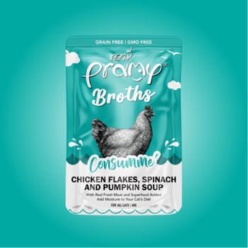 40克Pramy 吞拿魚湯雞肉菠菜南瓜膠原蛋白清湯