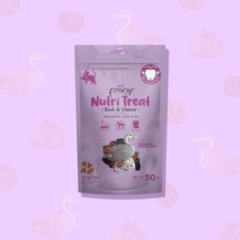 50克Pramy 雜莓鴨肉芝士潔齒貓小食