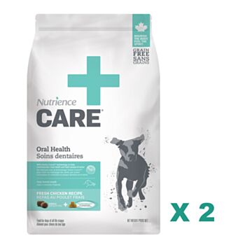 3.3磅 Nutrience Care Oral Health Chicken 無穀物雞肉口腔護理全犬糧x2包特價 (平均每包 $198) 加拿大製造