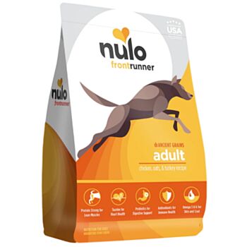 23磅 Nulo front runner Chicken, Oats & Turkey Recipe 天然雞肉燕麥火雞成犬糧, 美國製造 - 需要訂貨